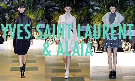 Yves Saint Laurent + Alaïa!
